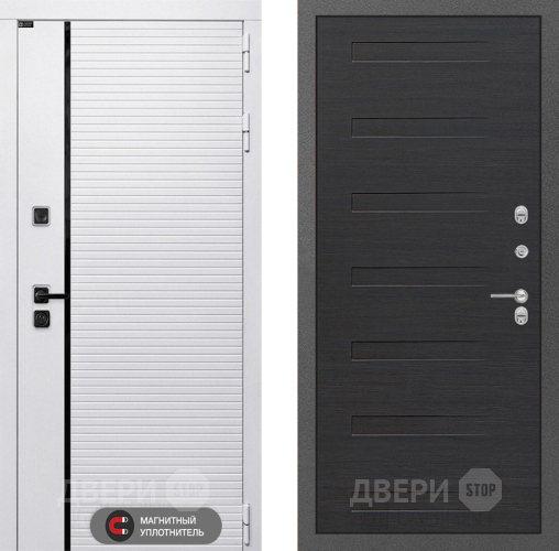 Входная металлическая Дверь Лабиринт (LABIRINT) Royal 14 Эковенге поперечный в Видное