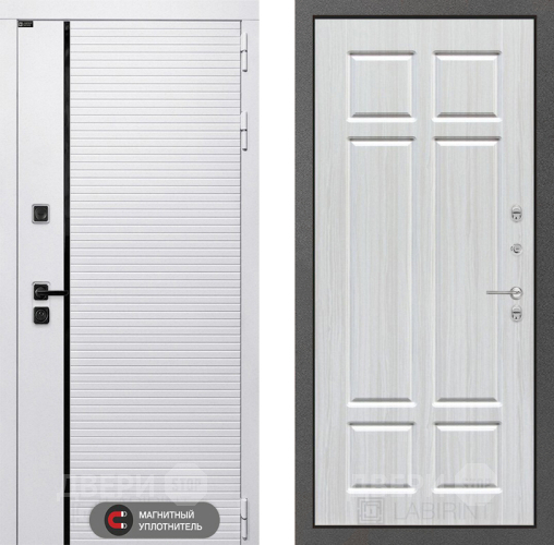 Входная металлическая Дверь Лабиринт (LABIRINT) Royal 08 Кристалл вуд в Видное