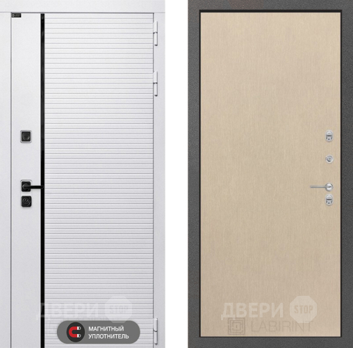 Входная металлическая Дверь Лабиринт (LABIRINT) Royal 05 Венге светлый в Видное