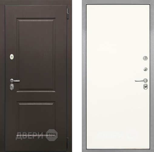 Входная металлическая Дверь Интекрон (INTECRON) Кампо Гладкая Слоновая кость в Видное