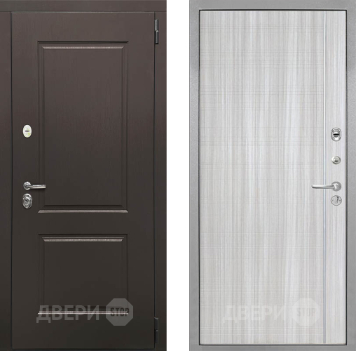 Входная металлическая Дверь Интекрон (INTECRON) Кампо В-07 с молдингом Сандал белый в Видное