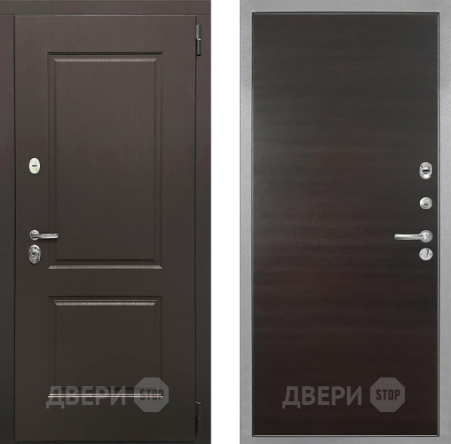 Входная металлическая Дверь Интекрон (INTECRON) Кампо Гладкая Эковенге поперечный в Видное