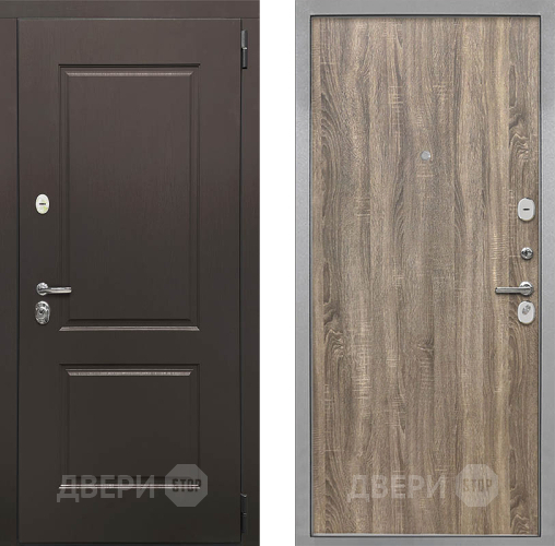 Входная металлическая Дверь Интекрон (INTECRON) Кампо Гладкая Дуб турин в Видное