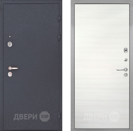 Входная металлическая Дверь Интекрон (INTECRON) Колизей Гладкая Дуб сильвер поперечный в Видное