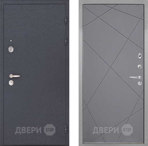 Входная металлическая Дверь Интекрон (INTECRON) Колизей Лучи-М Графит софт в Видное