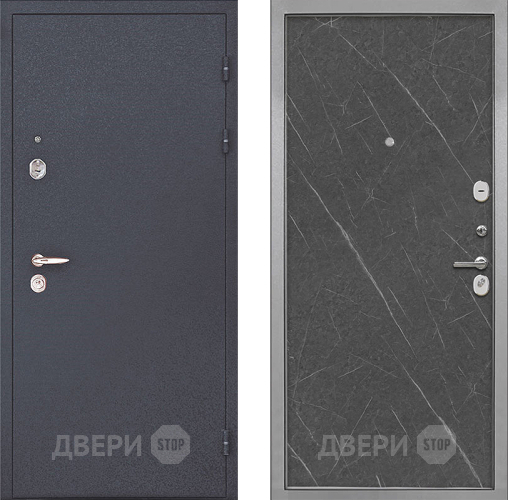 Входная металлическая Дверь Интекрон (INTECRON) Колизей Гладкая Гранит лава оникс в Видное