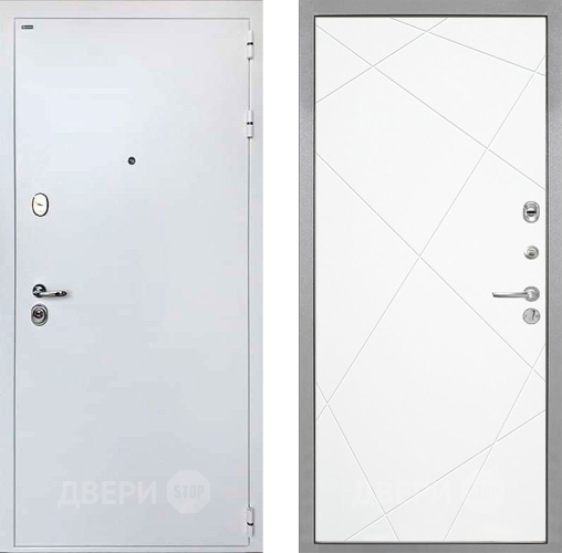 Входная металлическая Дверь Интекрон (INTECRON) Колизей White Лучи-М Софт милк в Видное