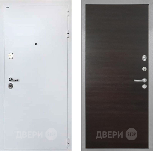 Входная металлическая Дверь Интекрон (INTECRON) Колизей White Гладкая Эковенге поперечный в Видное