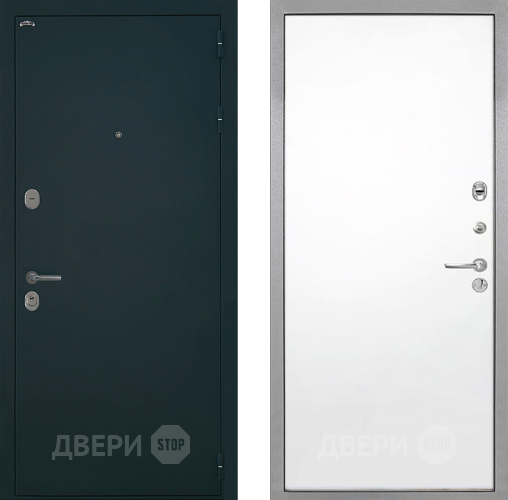 Входная металлическая Дверь Интекрон (INTECRON) Греция Гладкая Силк Сноу в Видное