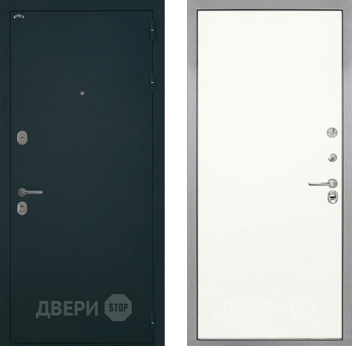 Входная металлическая Дверь Интекрон (INTECRON) Греция Гладкая Слоновая кость в Видное