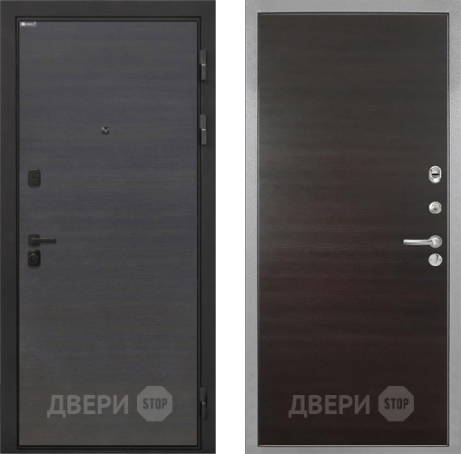 Дверь Интекрон (INTECRON) Профит Black Эковенге Гладкая Эковенге поперечный в Видное