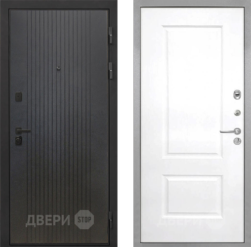 Входная металлическая Дверь Интекрон (INTECRON) Профит Black ФЛ-295 Альба Роял Вуд белый в Видное