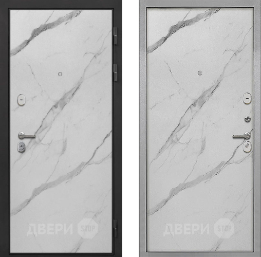 Входная металлическая Дверь Интекрон (INTECRON) Гектор Мрамор Арктик Гладкая Мрамор натуральный арктик в Видное