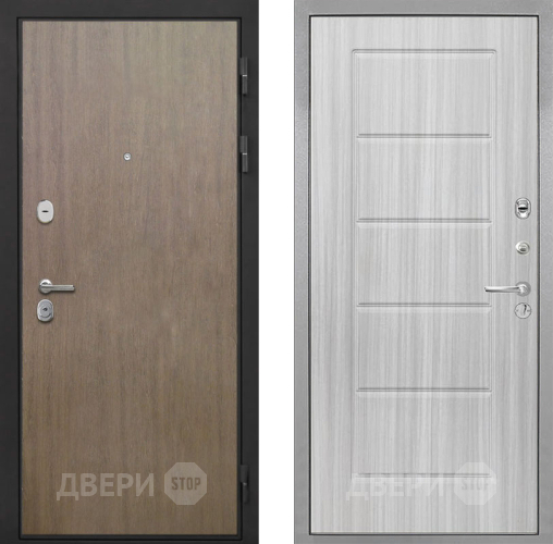 Входная металлическая Дверь Интекрон (INTECRON) Гектор Венге Коричневый ФЛ-39 Сандал белый в Видное