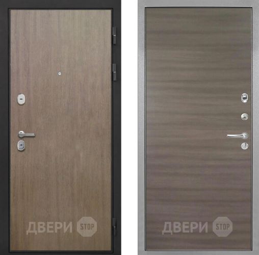 Входная металлическая Дверь Интекрон (INTECRON) Гектор Венге Коричневый Гладкая Дуб тоскано поперечный в Видное