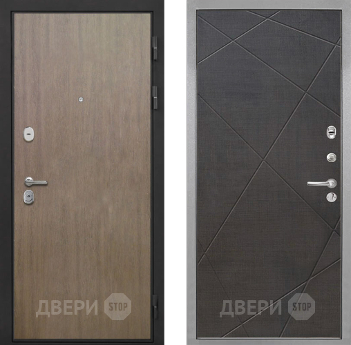 Входная металлическая Дверь Интекрон (INTECRON) Гектор Венге Коричневый Лучи-М Венге распил кофе в Видное