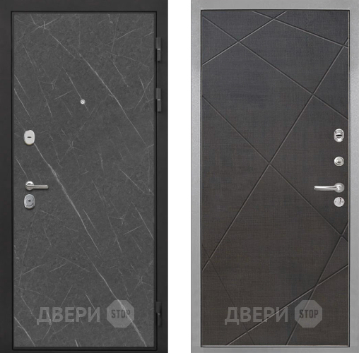 Входная металлическая Дверь Интекрон (INTECRON) Гектор Гранит Лава Оникс Лучи-М Венге распил кофе в Видное