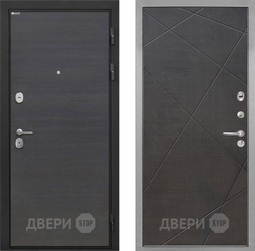 Входная металлическая Дверь Интекрон (INTECRON) Гектор Эковенге Лучи-М Венге распил кофе в Видное