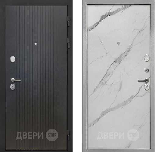 Входная металлическая Дверь Интекрон (INTECRON) Гектор ФЛ-295 Гладкая Мрамор натуральный арктик в Видное