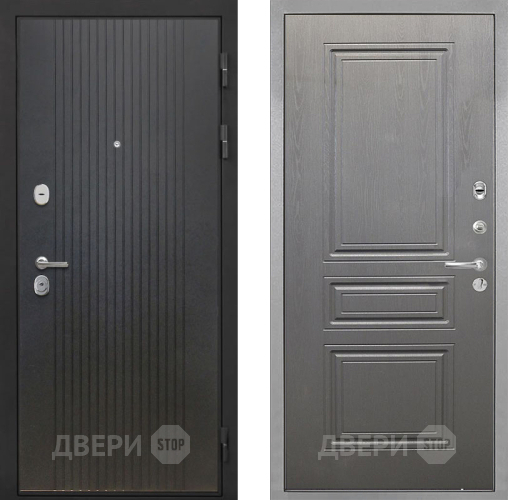 Входная металлическая Дверь Интекрон (INTECRON) Гектор ФЛ-295 ФЛ-243 Графит вуд дуб в Видное