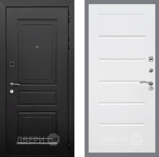 Входная металлическая Дверь Рекс (REX) 6 Венге Сити Белый ясень в Видное