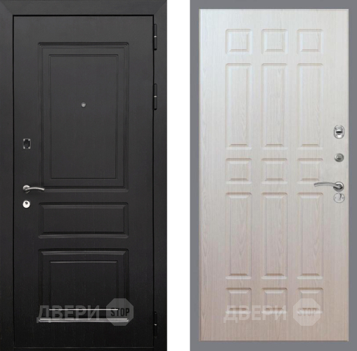 Входная металлическая Дверь Рекс (REX) 6 Венге FL-33 Беленый дуб в Видное