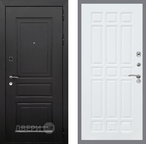 Входная металлическая Дверь Рекс (REX) 6 Венге FL-33 Силк Сноу в Видное