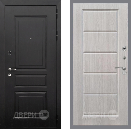 Входная металлическая Дверь Рекс (REX) 6 Венге FL-39 Беленый дуб в Видное