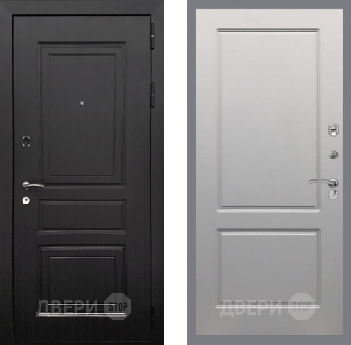 Входная металлическая Дверь Рекс (REX) 6 Венге FL-117 Грей софт в Видное