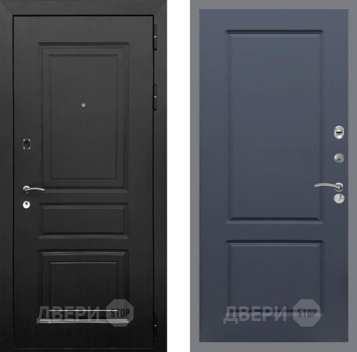 Входная металлическая Дверь Рекс (REX) 6 Венге FL-117 Силк титан в Видное