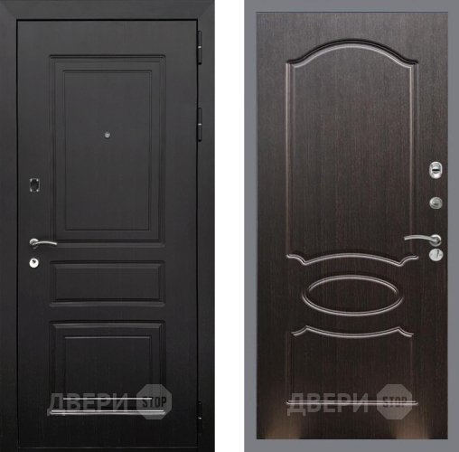 Входная металлическая Дверь Рекс (REX) 6 Венге FL-128 Венге светлый в Видное