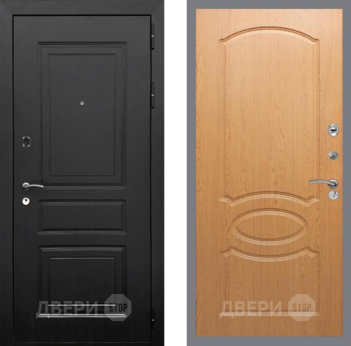 Входная металлическая Дверь Рекс (REX) 6 Венге FL-128 Дуб в Видное