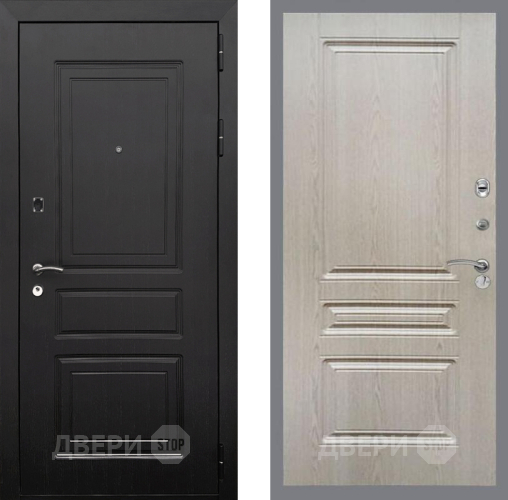 Входная металлическая Дверь Рекс (REX) 6 Венге FL-243 Беленый дуб в Видное