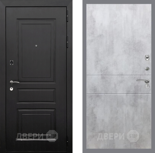 Входная металлическая Дверь Рекс (REX) 6 Венге FL-290 Бетон светлый в Видное