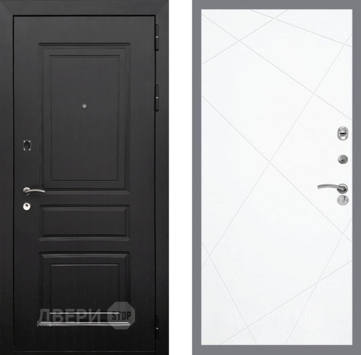 Входная металлическая Дверь Рекс (REX) 6 Венге FL-291 Силк Сноу в Видное