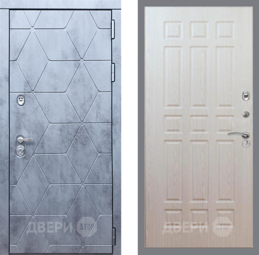Входная металлическая Дверь Рекс (REX) 28 FL-33 Беленый дуб в Видное