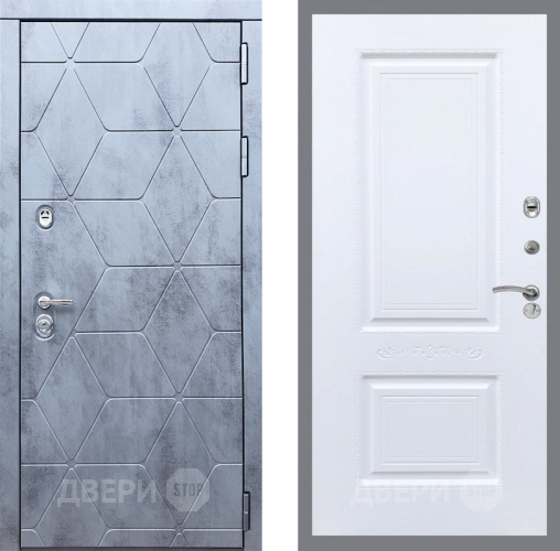Входная металлическая Дверь Рекс (REX) 28 Смальта Силк Сноу в Видное