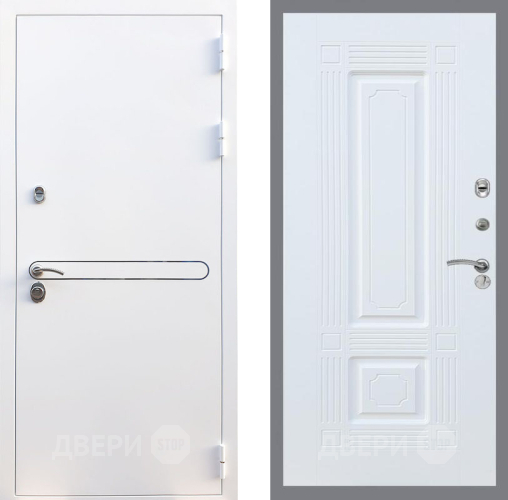 Входная металлическая Дверь Рекс (REX) 27 FL-2 Силк Сноу в Видное