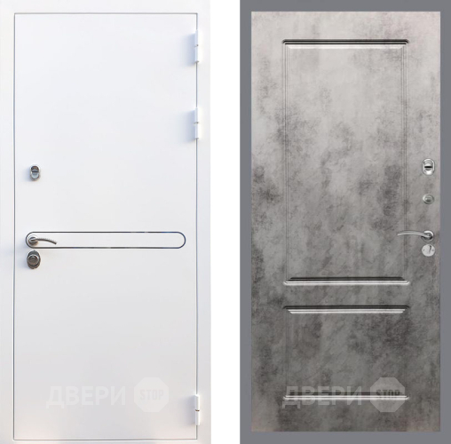 Входная металлическая Дверь Рекс (REX) 27 FL-117 Бетон темный в Видное