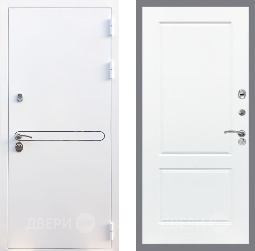 Входная металлическая Дверь Рекс (REX) 27 FL-117 Силк Сноу в Видное