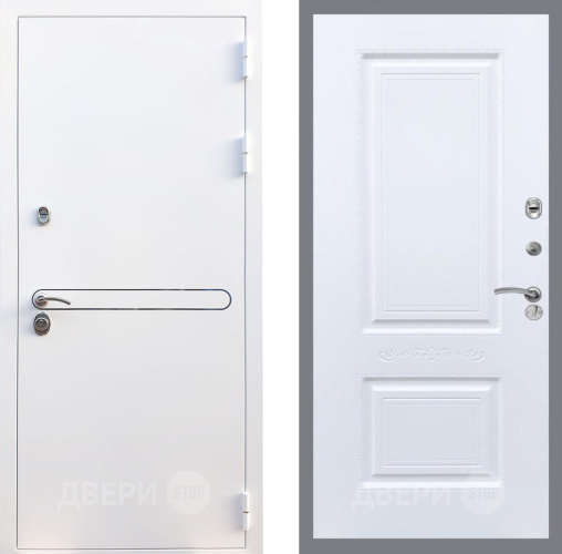 Входная металлическая Дверь Рекс (REX) 27 Смальта Силк Сноу в Видное