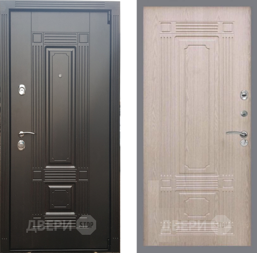 Входная металлическая Дверь Рекс (REX) 9 FL-2 Беленый дуб в Видное