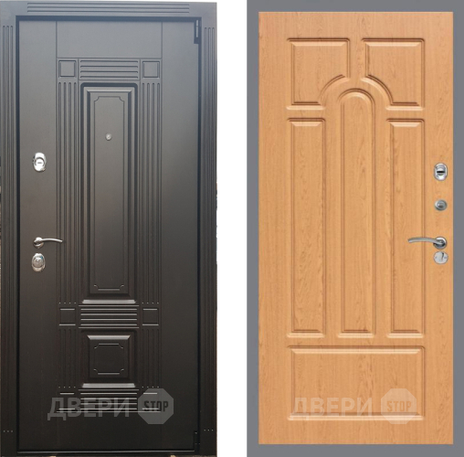 Входная металлическая Дверь Рекс (REX) 9 FL-58 Дуб в Видное