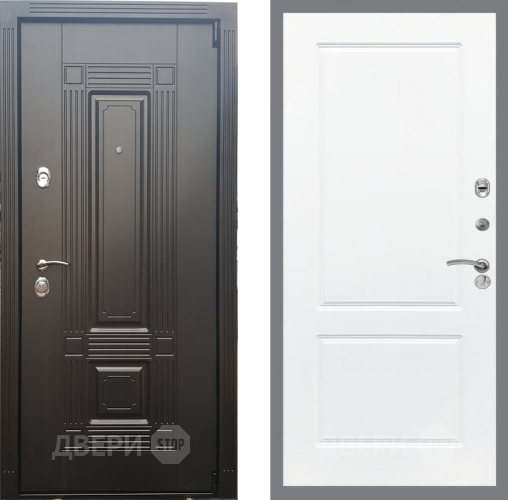 Входная металлическая Дверь Рекс (REX) 9 FL-117 Силк Сноу в Видное