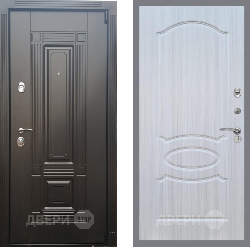 Входная металлическая Дверь Рекс (REX) 9 FL-128 Сандал белый в Видное