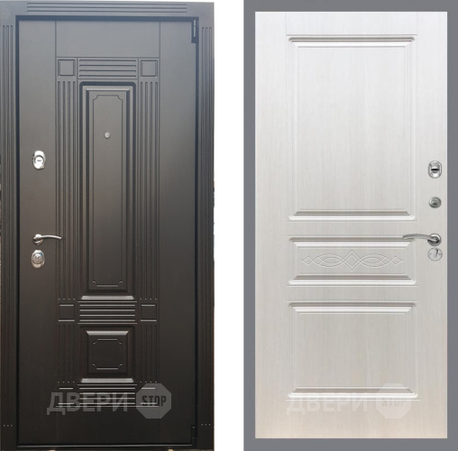 Входная металлическая Дверь Рекс (REX) 9 FL-243 Лиственница беж в Видное