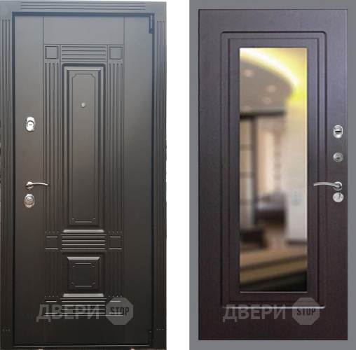 Входная металлическая Дверь Рекс (REX) 9 FLZ-120 Венге в Видное