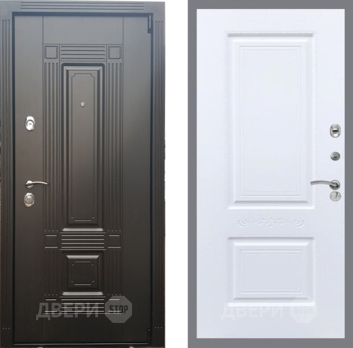 Входная металлическая Дверь Рекс (REX) 9 Смальта Силк Сноу в Видное