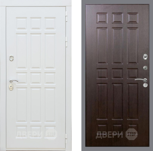 Входная металлическая Дверь Рекс (REX) 8 Силк Сноу FL-33 Венге в Видное