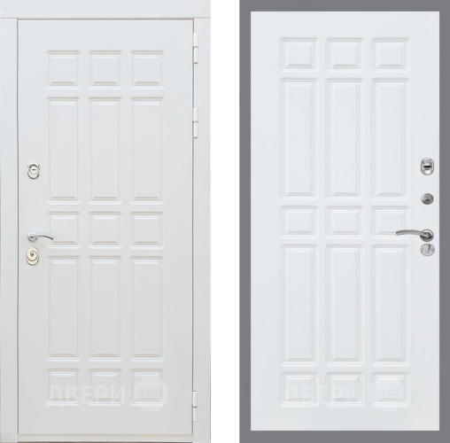 Входная металлическая Дверь Рекс (REX) 8 Силк Сноу FL-33 Силк Сноу в Видное